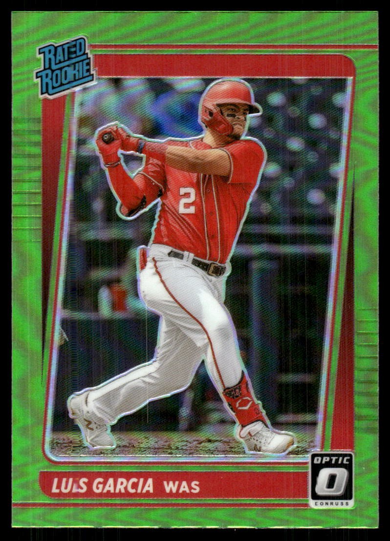 Luis Garcia 2021 Donruss Optic #45 Nationals FREE SHIPPING StackedPacks
