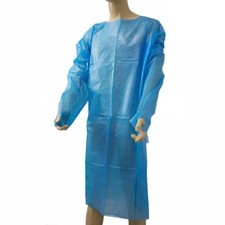 BodyMed Non-Surgical Disposable Isolation Gown, Blue, Single - Personal