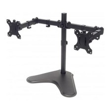 Manhattan Dual Desk Mount for TV & Monitors (Full Motion), Stand Assembly, Fo...