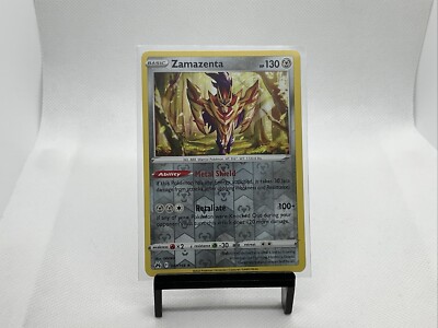 Zamazenta - Reverse Holo Rare - 097/159 - Crown Zenith - Pokemon -  NM/M