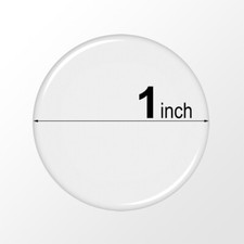 1 inch Round Clear Epoxy Stickers - 1" Self Adhesive Circle Resin Domes, Dots