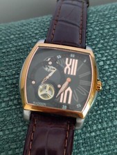 Extravagante Herren-Armbanduhr MADISON New York Automatik wassserdicht 50m