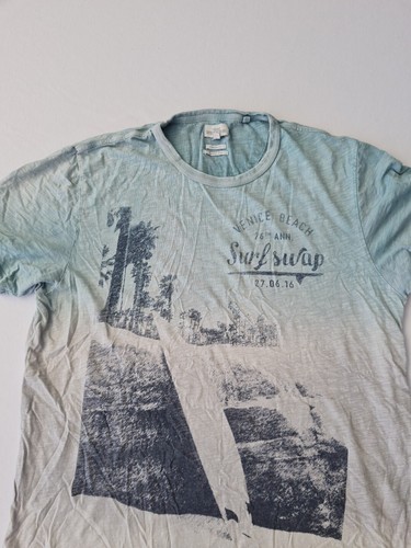 Camiseta de corte regular para hombre talla siguiente L verde 28476 - Imagen 4 de 13