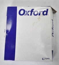 Oxford Twin Pocket Folder Embossed Leather Grain Paper Blue 25 Pack Box 57502