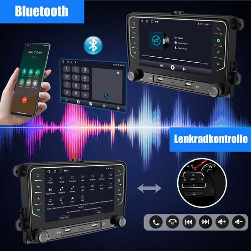 DAB+ Für VW GOLF Touran Tiguan Carplay Android14 32G Autoradio GPS NAV BT RDS FM - Bild 10 von 17