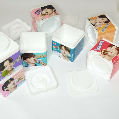 BTS Baskin Robbins Official block 8 pack empty in folding Spoon no icecream - Picture 4 of 22