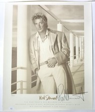 Rod Stewart SIGNED 1999 Millenium Concert Promo Poster 39/250 JSA COA Autograph