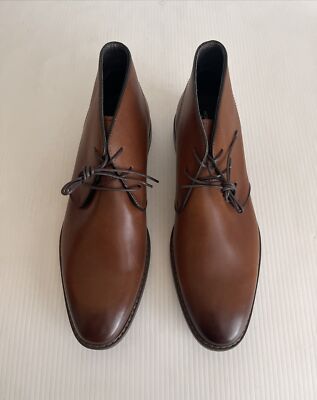 Nordstrom Tan Leather Chukka Boots Men main image 2