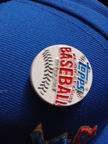 Mitchell & Ness Lids Atlanta Braves 1993 Topps Pin 7 3/8 Hat - Picture 5 of 5