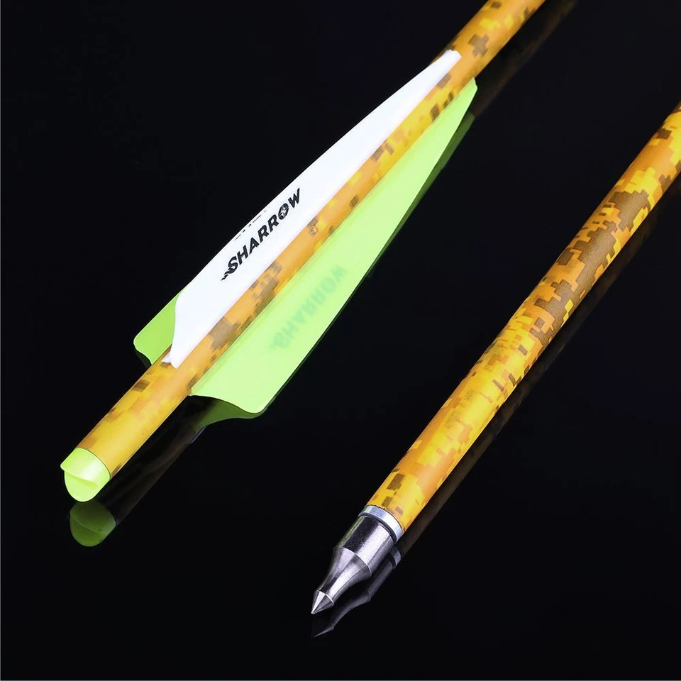 12X Archery Carbon Bolts Arrows 16" 17" 18" 20" 22" Vanes Mini Bow Hunt Shoot - Image 4 of 4