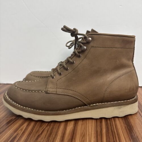 Thursday Stiefel Diplomat kieselbraun Mokassinnaht Damenschuhe Größe 10 " - Bild 2 von 12