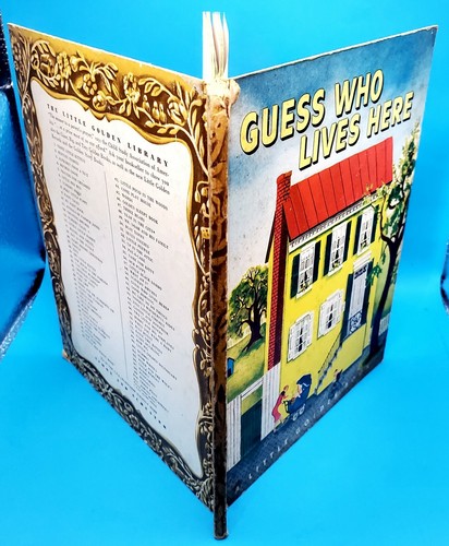 "Guess Who Lives Here"" 1949 Vintage" Ein kleines goldenes Buch Kinderbuch - Bild 6 von 8