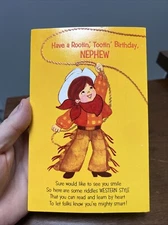 Vintage American Greetings Birthday Card Unused Made In USA No Envelope 1983