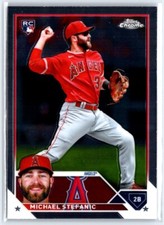2023 Topps Chrome Michael Stefanic - RC - Angels #138