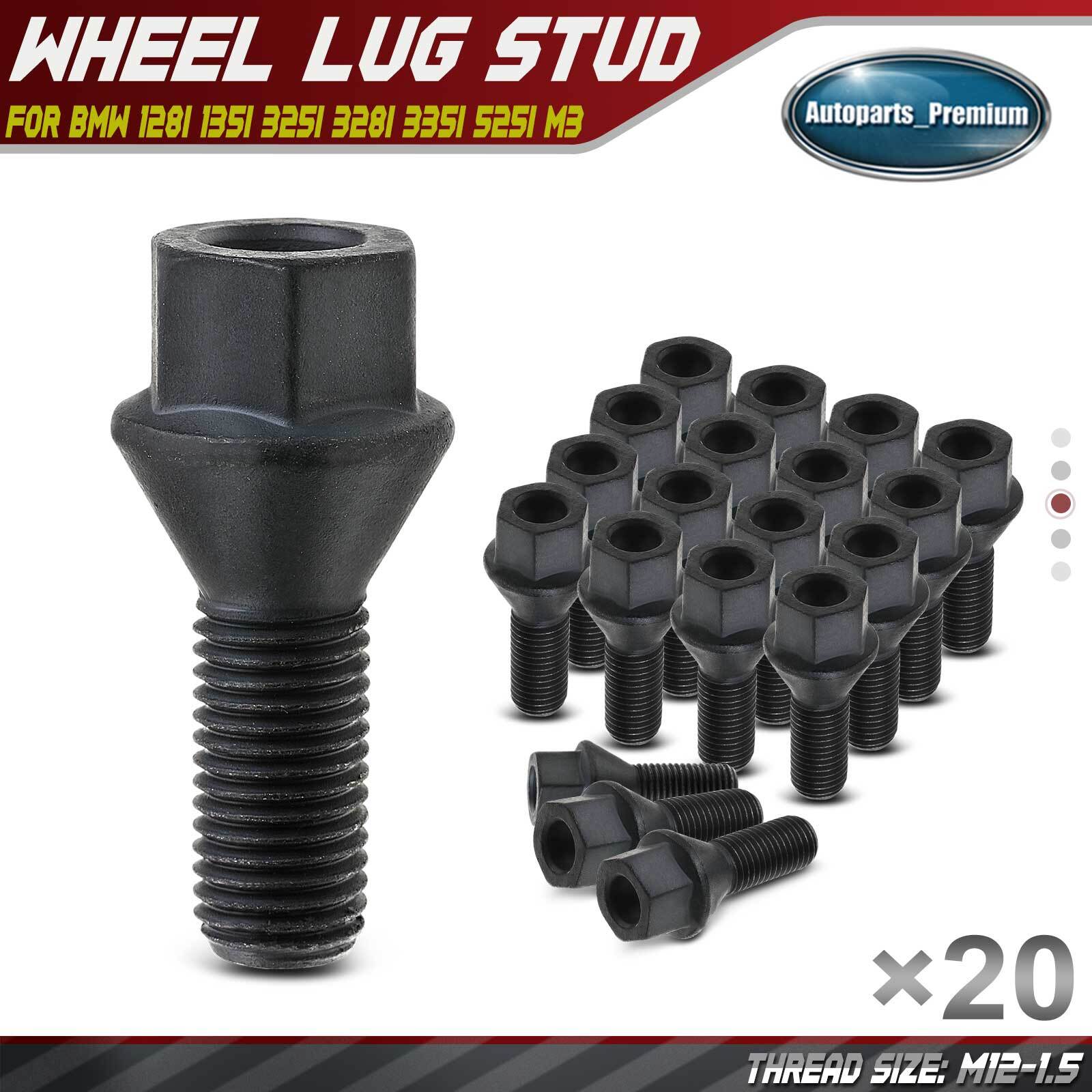 20x M121.50 Wheel Lug Stud for BMW E81 E87 E88 E82 E21 E30 E36 E46 E90 E91 E92 eBay