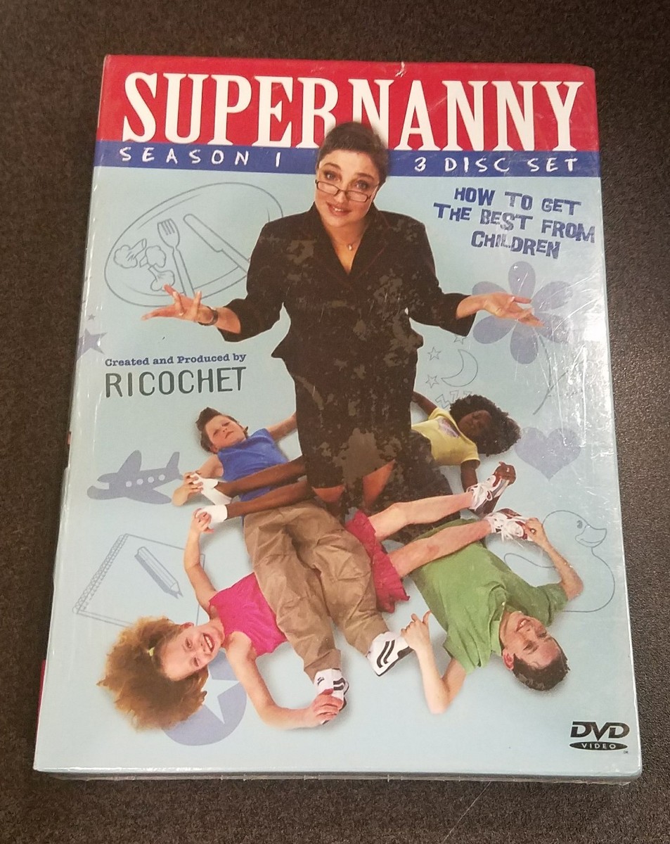 Supernanny: Season (DVD, 3-Disc Set) one Ricochet Jo Frost tv show series  NEW