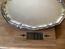 Vassoio argento Punzone 1000 Argentato