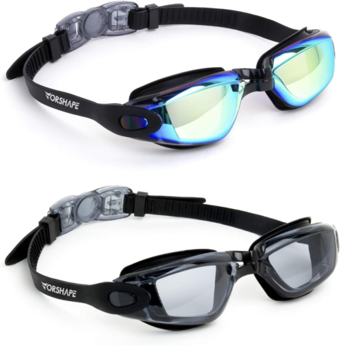 Swim Goggles 2 Pack anti Fog Swimming Goggles, No Leaking UV Protection Pool Gog