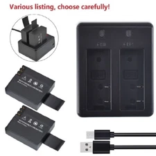 Battery or Dual USB Charger for SJCAM SJ4000B SJ4000 SJ5000 &SJCAM SJ9000 Camera