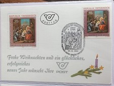 Austria Kartka pierwszego dnia Pierwszy dzień Bożego Narodzenia 1988 Christkindel Twoja poczta