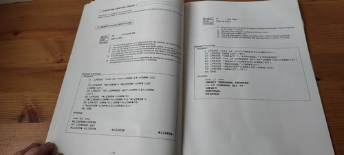 Manual de impresora matriz de puntos Brother vintage - Modelo M-1009 - Imagen 7 de 10