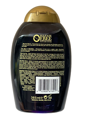 OGX Blonde Enhanced + Purple Toning Shampoo Sulfate Free 13