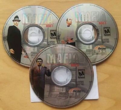 Mafia (Illusion Softworks, PC Game, 2002) Discs 1, 2 & 3 Only, NO CASE