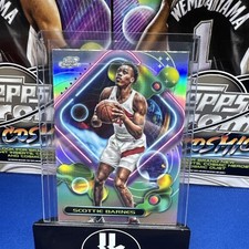 2023 Topps Chrome Cosmic Basketball Scottie Barnes Refractor #129