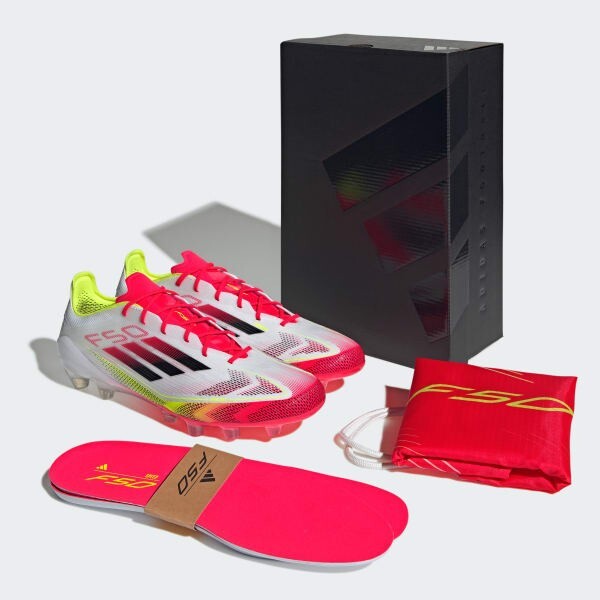 adidas F50 Elite HG Cloud White Core Black Solar Yellow IE1282