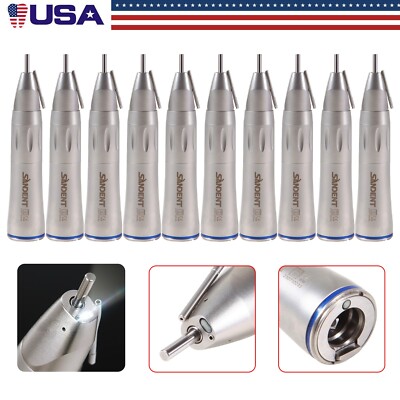 1-10*Dental Implant Surgery Straight Fiber Optic Handpiece 1:1 External Inner DL