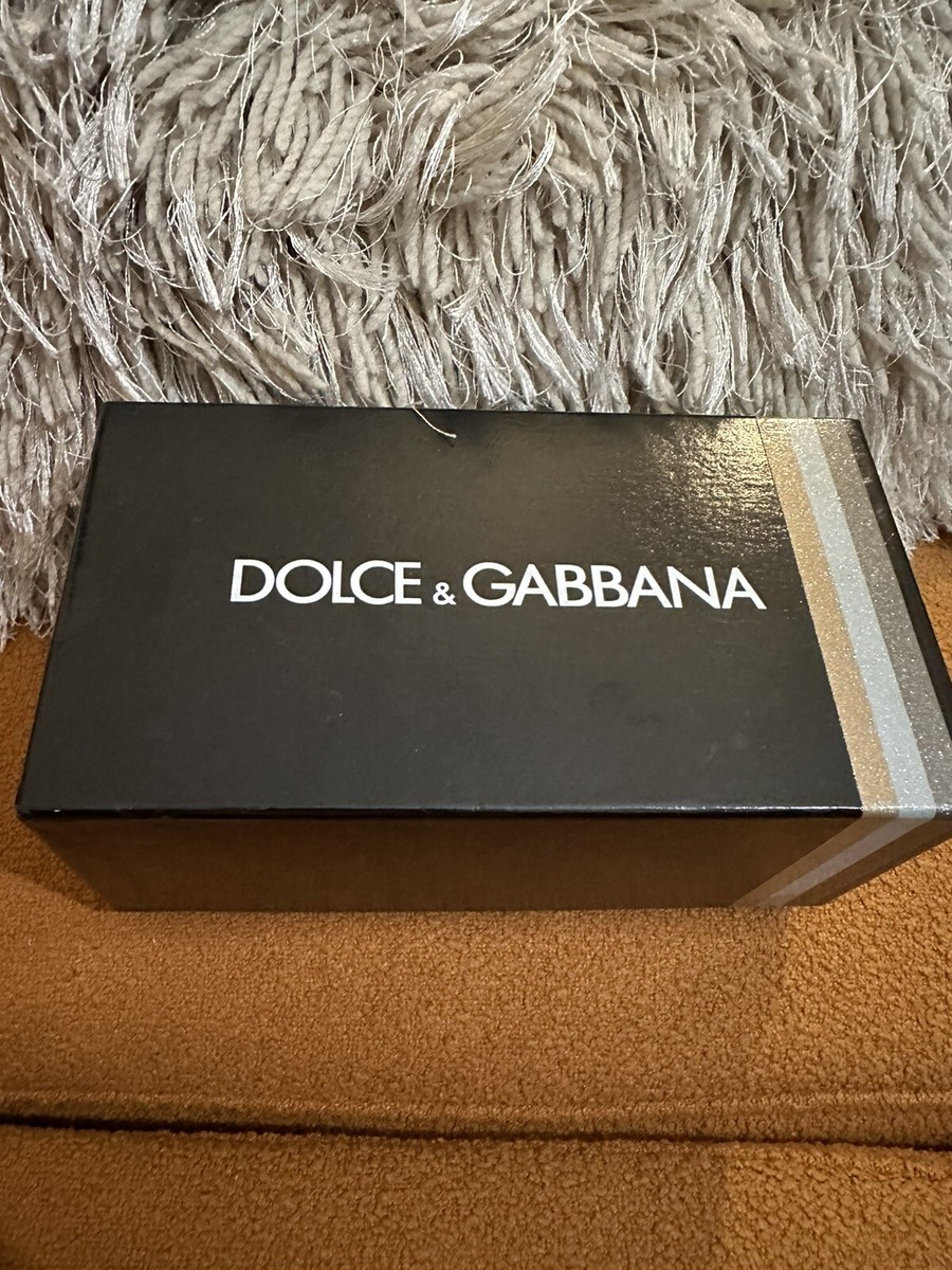 Dolce and Gabbana Black Empty Sunglass Box Printed Name on  display picture 3