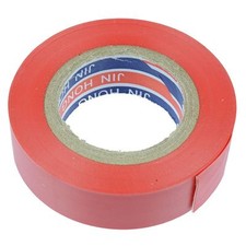 19mm x 20m Red PVC Insulation Electrical Tape Flame Retardant