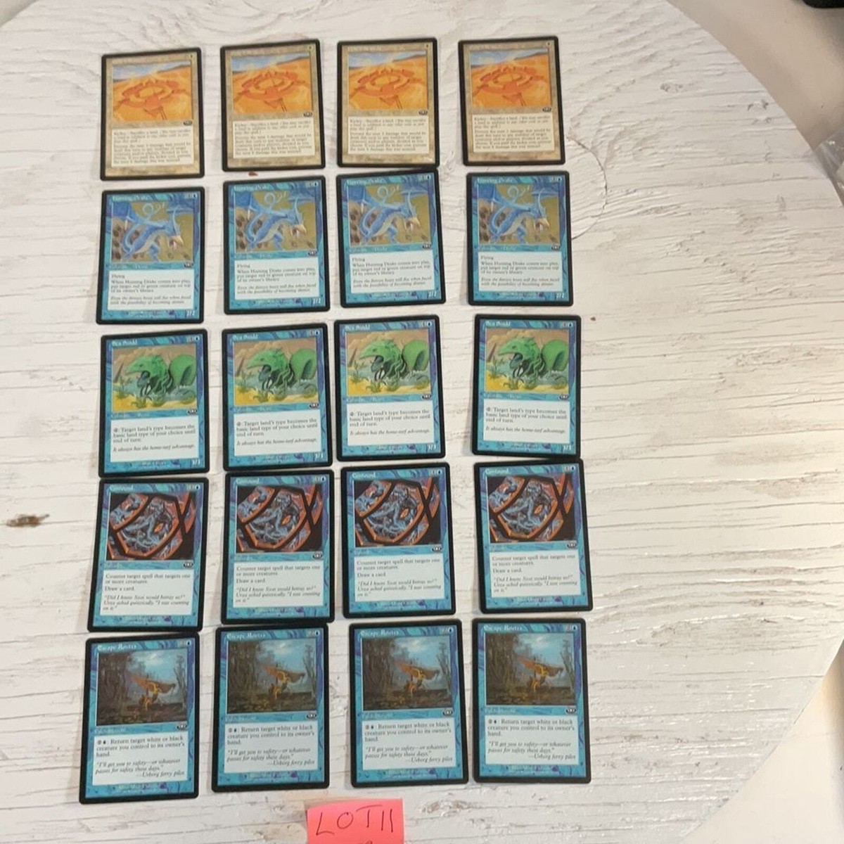 all escape cards mtg MTG Magic The Gathering 20 Card Lot Escape Routes Confound Hunting Drake