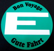 Auto-Aufkleber ADAC E Plakette Frankreich Bon Voyage Europa 90er Automobilclub