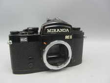 Miranda AIC RE-II 2 35mm Film Camera Black  AS-IS For Parts / DISPLAY 