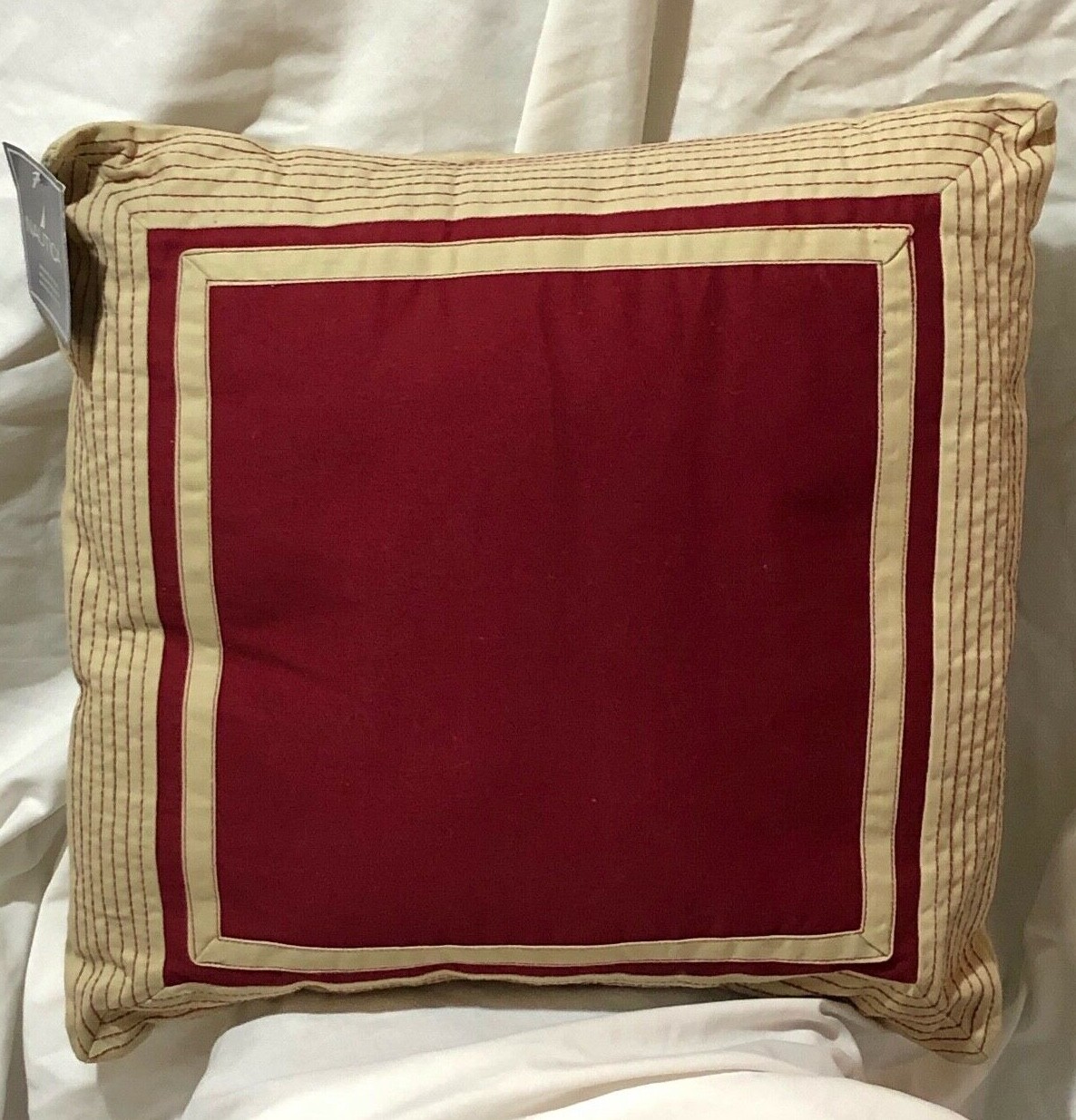 Nautica Red and Khaki Square 15