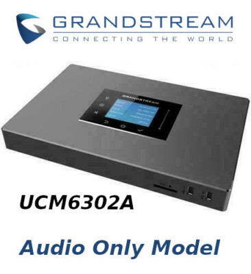 Grandstream UCM6302A IP PBX 2 FXO 2 FXS Appliance 500 Users AUDIO ONLY