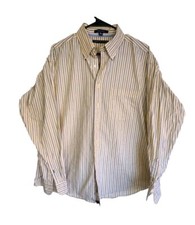 Tommy Hilfiger Regatta Classics Long Sleeve Dress Shirt Men's 16.5 34-35 0808