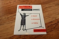 Vintage Retro 60er Jahre Harris & Sheldon Laden Display Ausrüstung Schienen Prospekt RAR