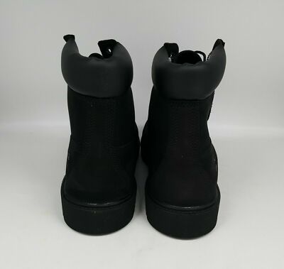 TIMBERLAND MEN'S 6 INCH BASIC WATERPROOF SUEDE BLACK NUBUCK BOOTS