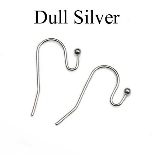 French Earring Hooks Findings Wires Earwires Jewellery Making Silver Gold Bronze - Picture 6 of 8