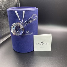 New In Box 100 Authentic Swarovski Baby's 1st Rattle Crystal Ornament 5492220