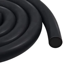 Backer Rod 1" Diameter X 16.4' Length Black Epdm Rubber Caulk Saver Foam Backer 