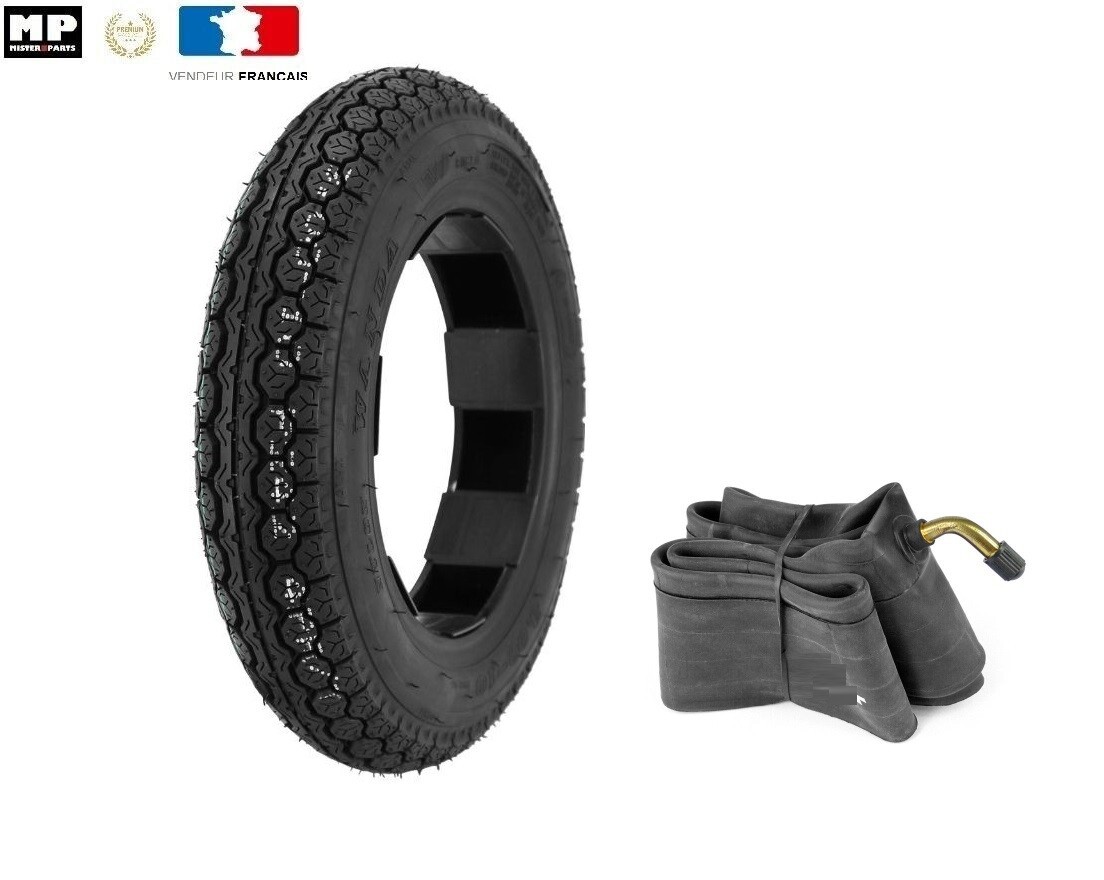 Pneu scooter 10 pouces anti-crevaison pack complet avec chambre