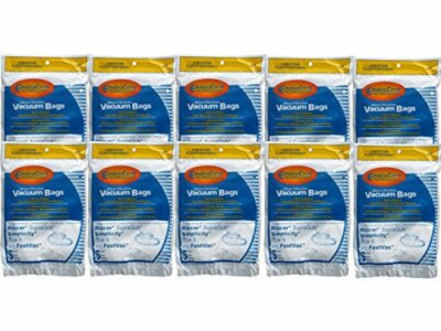 60 Allergen Bags for Riccar, Simplicity Type S, Eureka W, Fast Vac, GE, Compa...