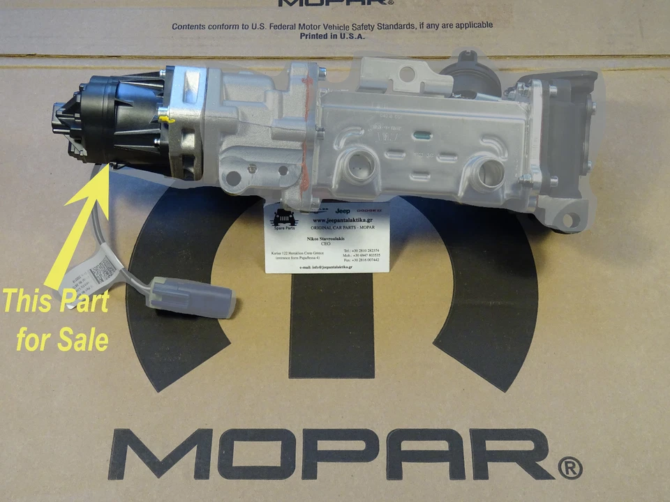 Válvula Egr Jeep Grand Cherokee 3.0crd 2014-2018 OEM Mopar 68239570AE Foto 4 de 4