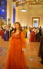 WOMEN FALL FAIRY Autumn Queen DRESS GOWN COPPER SIZE 12 L WIG CROWN  FANTASY — photo 3