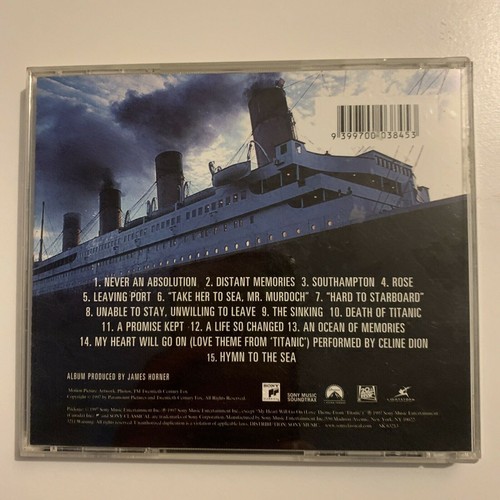 Titanic [Music from the Motion Picture] by James Horner  (CD 1997 Sony Classical - Picture 2 of 4