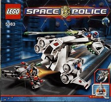 Lego Space Police # 5983 SP Undercover Cruiser - Bauanleitung (keine Steine!)