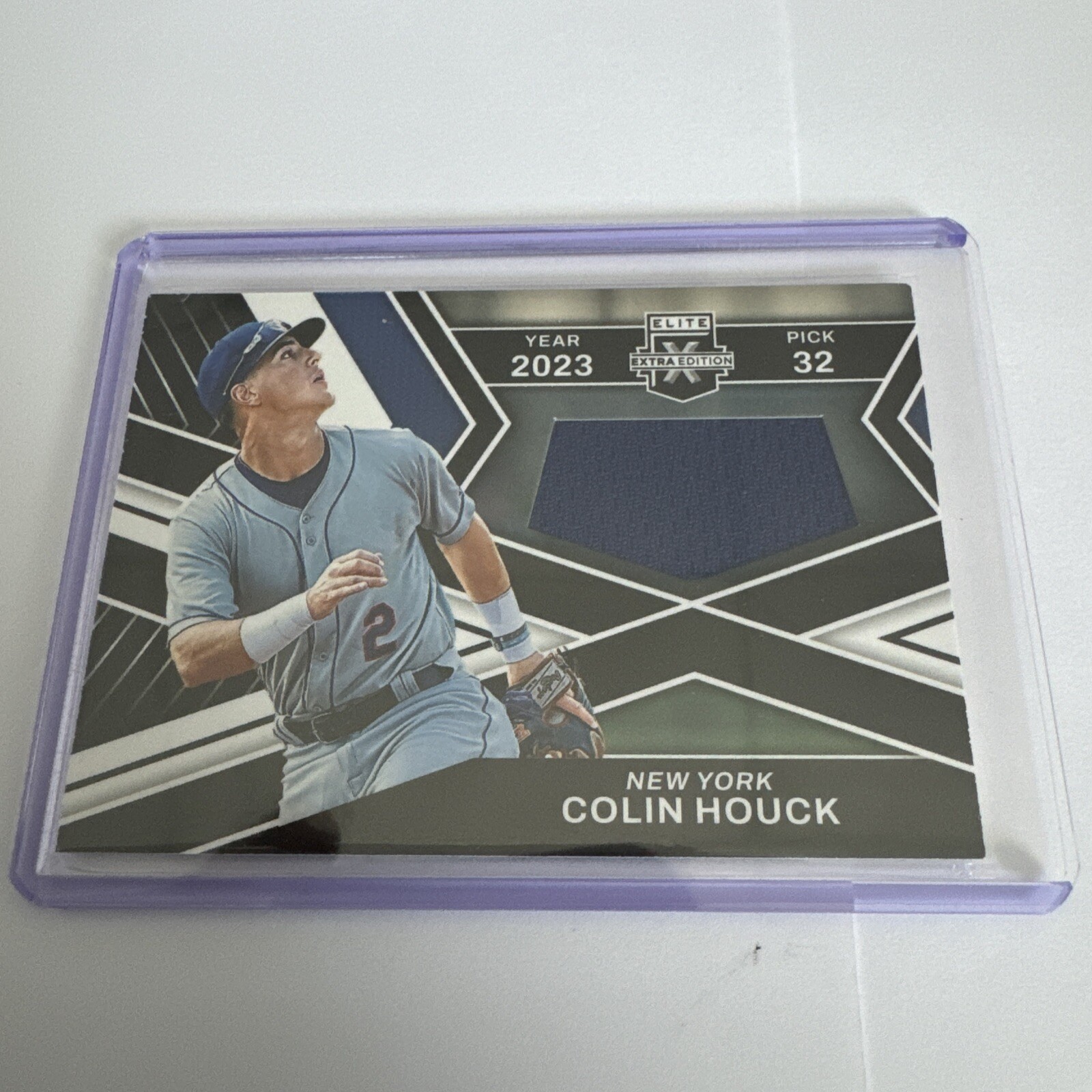 2023 Elite Extra Edition Colin Houck FIRST ROUND MATERIALS JERSEY RELIC